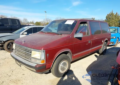 1990 Plymouth Grand Voyager Se from USA, damaged, VIN 1P4FH44R5LX283229